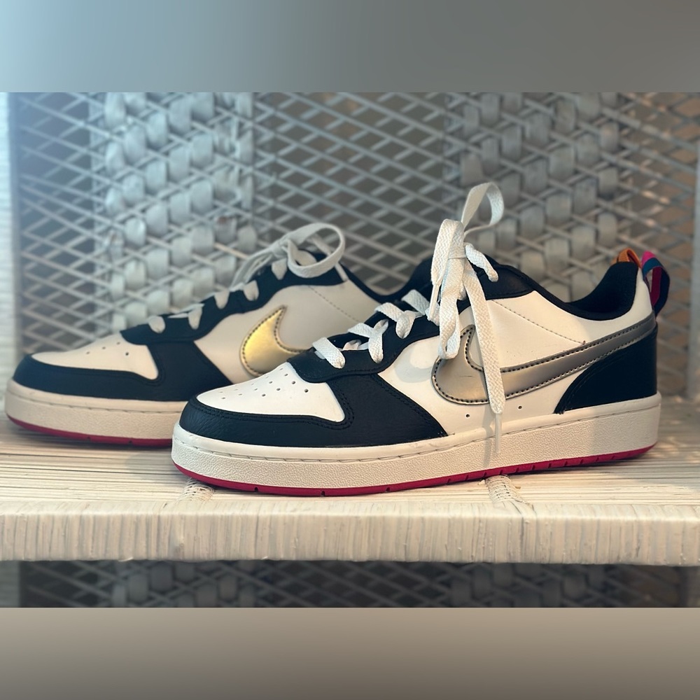 Nike Court Borough Low 2 Off Noir Pink Prime Shoes